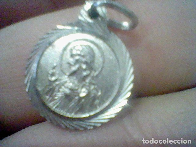 Antig&uuml;edades: VIRGEN DE LA ESPERANZA MEDALLA 1,5 CMS METAL - Foto 2