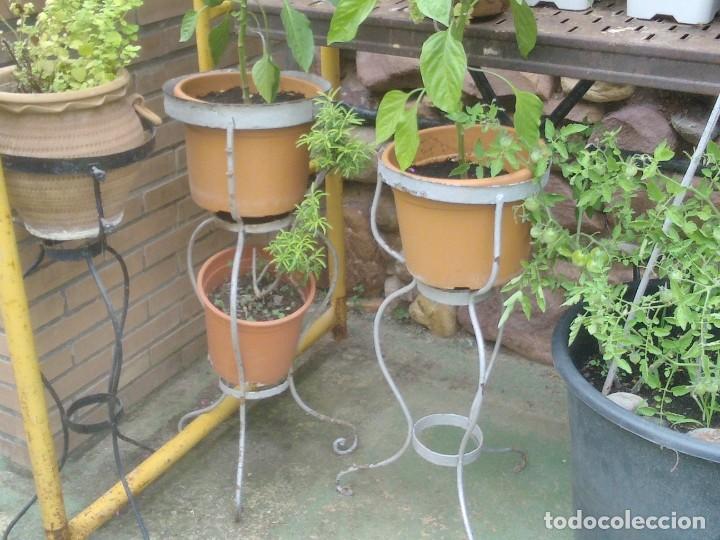 Antig&uuml;edades: Soporte antiguo palanganero - Foto 7