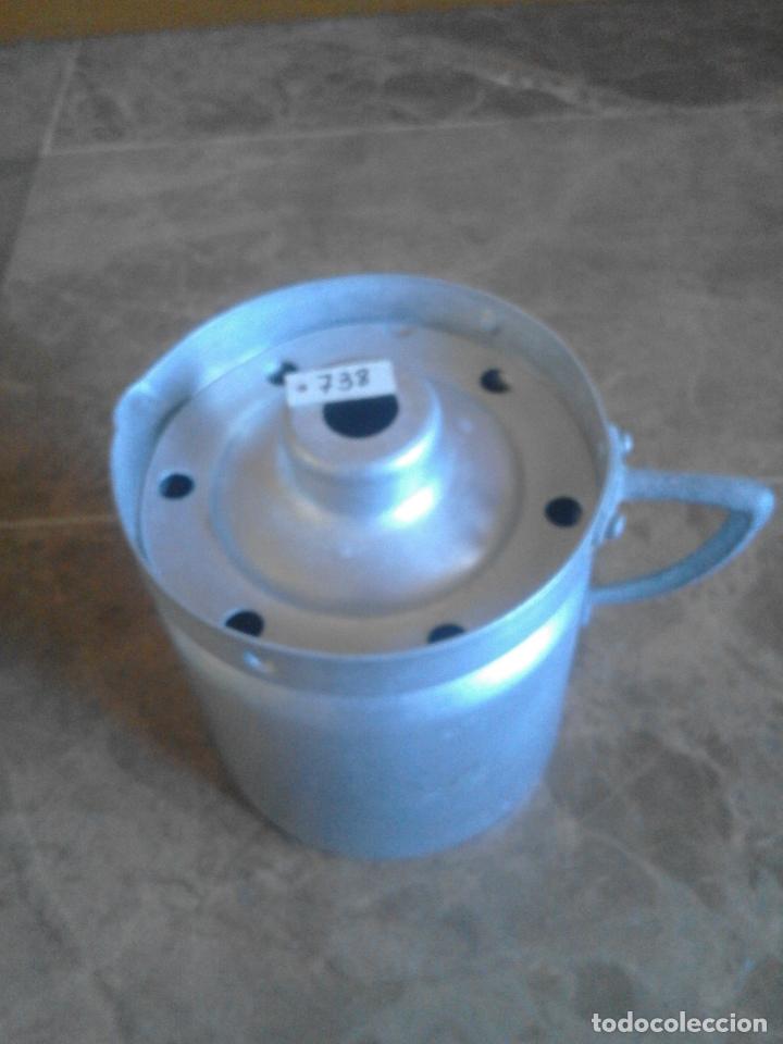 Antig&uuml;edades: ANTIGUO HERVIDOR DE LECHE EN ALUMINIO - Foto 1