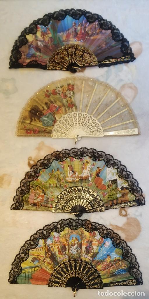 Antig&uuml;edades: Colecci&oacute;n abanicos folcl&oacute;ricos - Foto 1