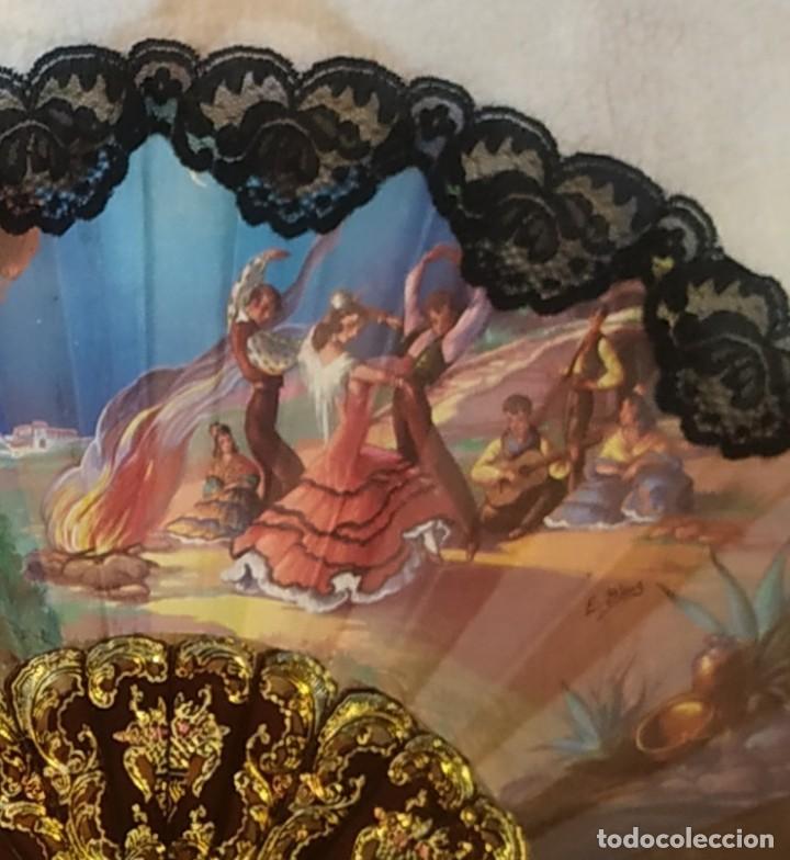 Antig&uuml;edades: Colecci&oacute;n abanicos folcl&oacute;ricos - Foto 5