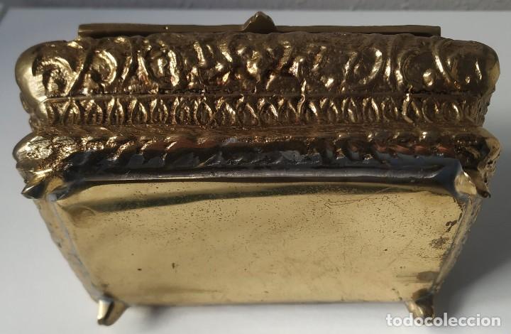 Antig&uuml;edades: Joyero victoriano de bronce - Foto 7
