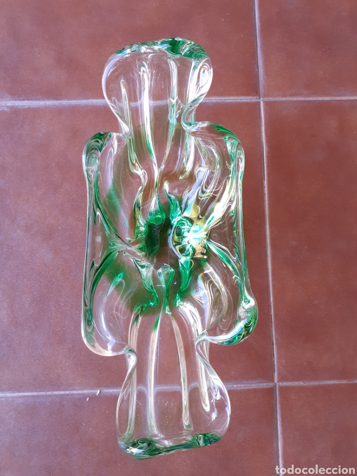 Antig&uuml;edades: Precioso centro de cristal s&oacute;lido de Murano - Foto 3