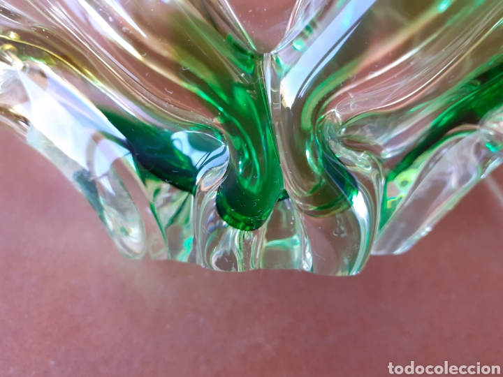 Antig&uuml;edades: Precioso centro de cristal s&oacute;lido de Murano - Foto 4