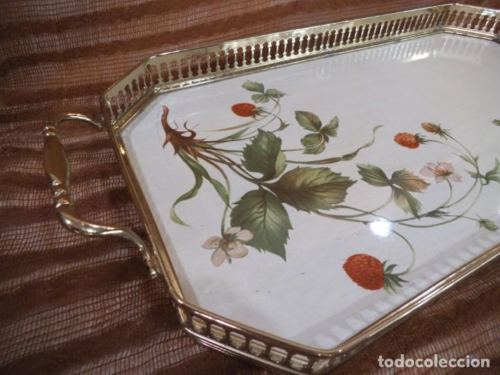 Antig&uuml;edades: BANDEJA DE FLORES REJILLA RECTANGULAR - Foto 2
