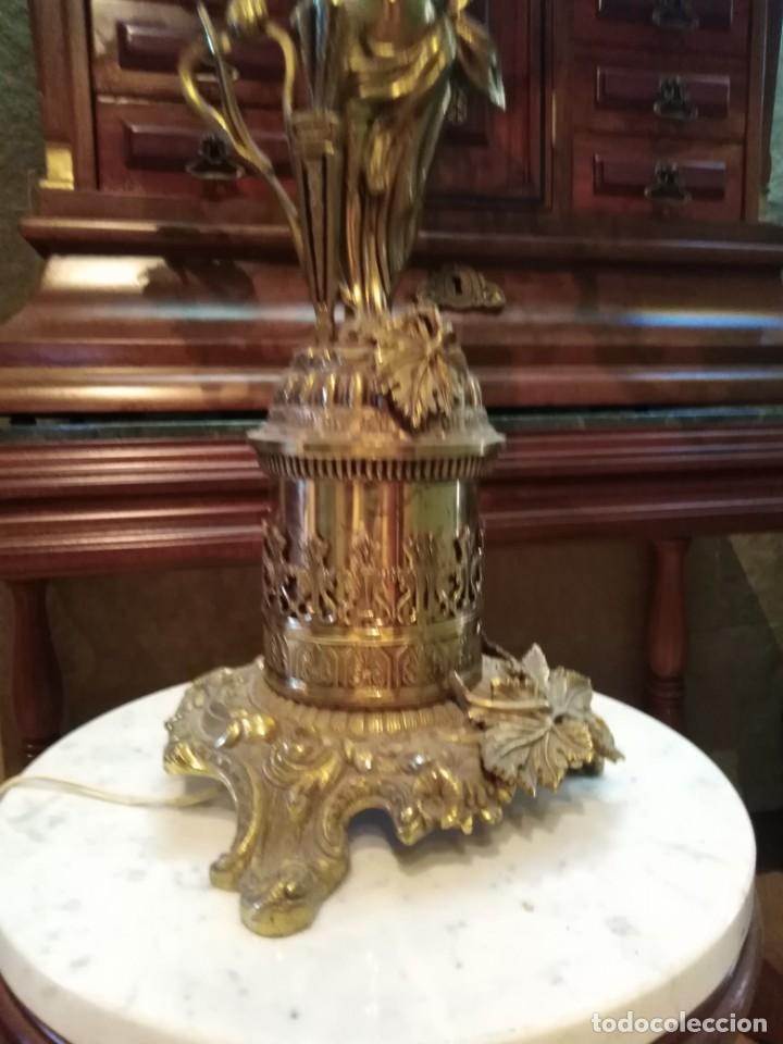 Antig&uuml;edades: L&aacute;mpara candelabro de gran tama&ntilde;o. - Foto 4