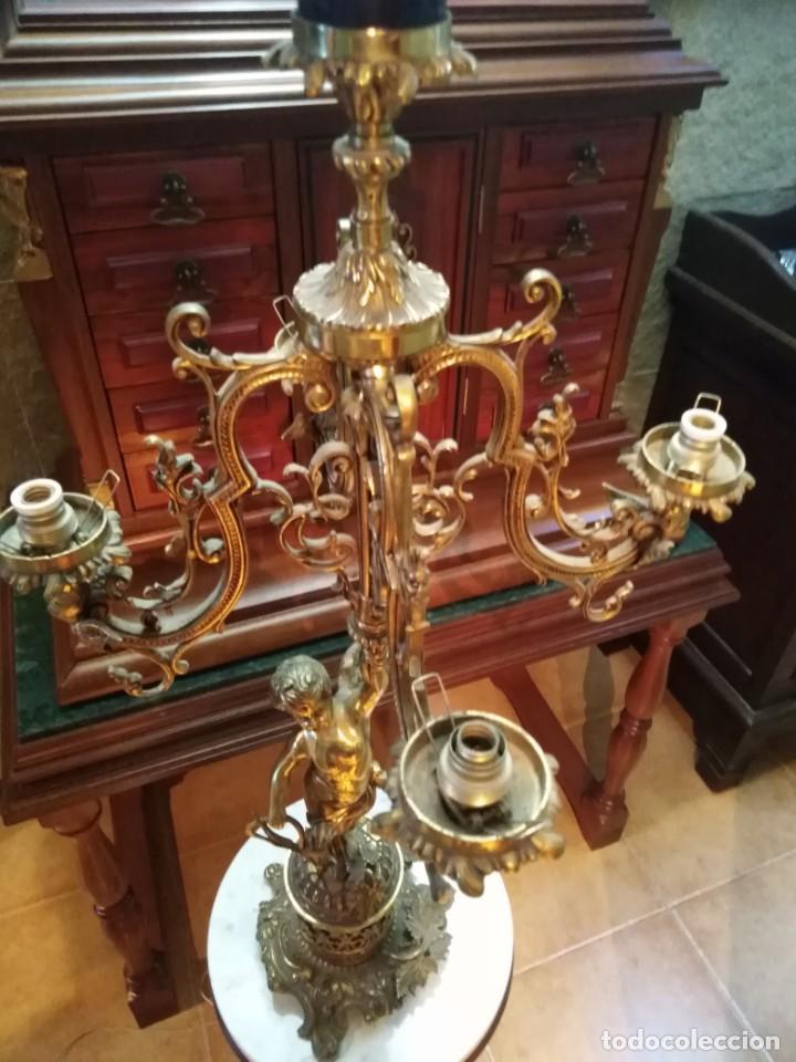 Antig&uuml;edades: L&aacute;mpara candelabro de gran tama&ntilde;o. - Foto 6