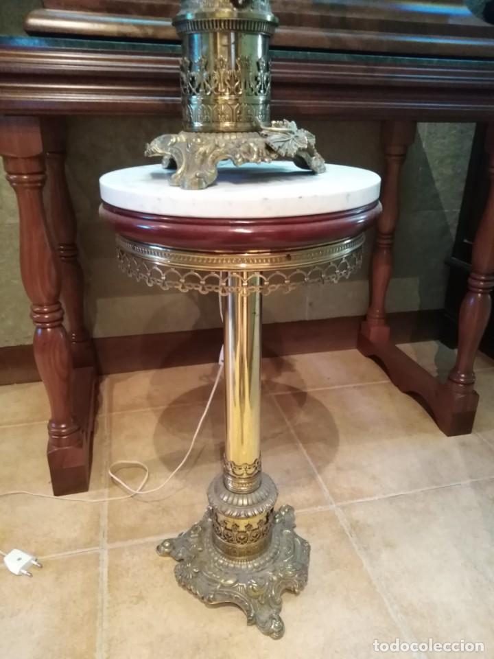 Antig&uuml;edades: L&aacute;mpara candelabro de gran tama&ntilde;o. - Foto 11