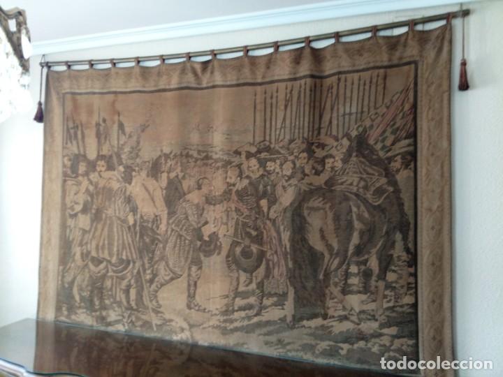 Antig&uuml;edades: tapiz antiguo de la Rendici&oacute;n de Breda - Foto 1