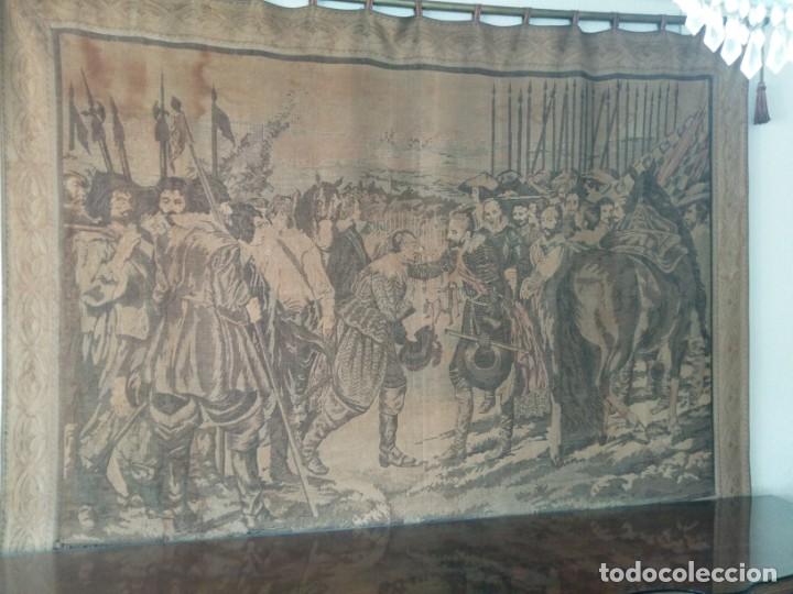 Antig&uuml;edades: tapiz antiguo de la Rendici&oacute;n de Breda - Foto 6