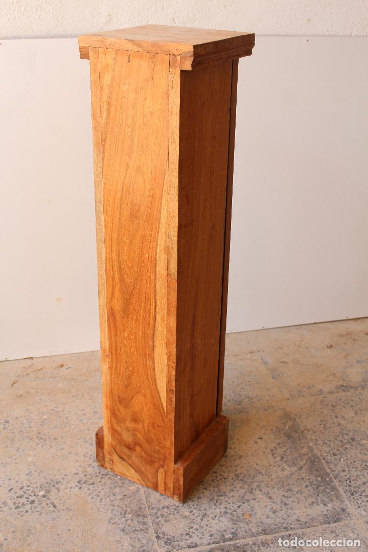 Antig&uuml;edades: mueble rustico de hierro y madera para cd - Foto 2