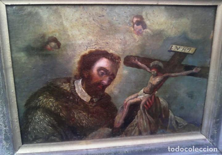 Antig&uuml;edades: SANTO CON CRUCIFIJO - Foto 1