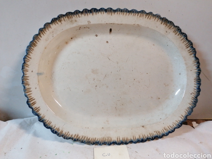 Antig&uuml;edades: Bandeja porcelana Rogers - Foto 1