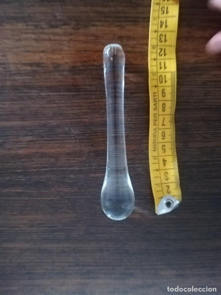 Antig&uuml;edades: Mano para mortero de cristal - Foto 2