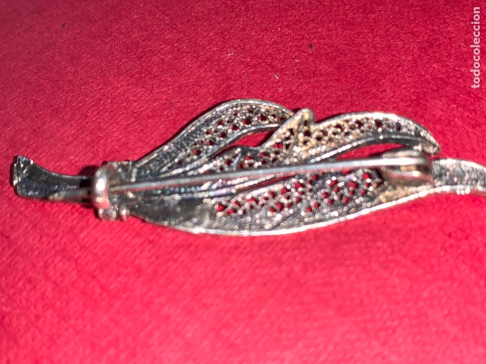 Antig&uuml;edades: Lindo broche en filigrana de plata - Foto 6