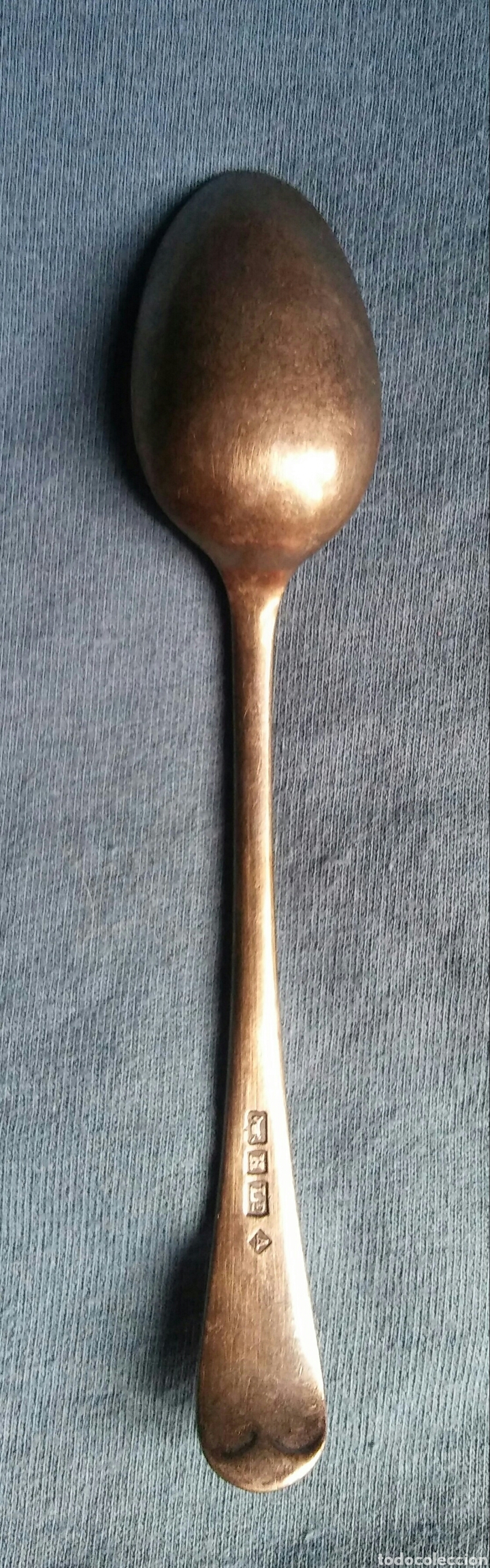 Antig&uuml;edades: Cuchara antigua plata - Foto 2