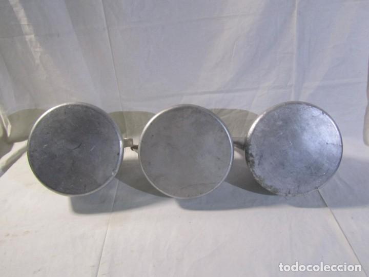 Antig&uuml;edades: 3 teteras cafeteras de aluminio grandes - Foto 19