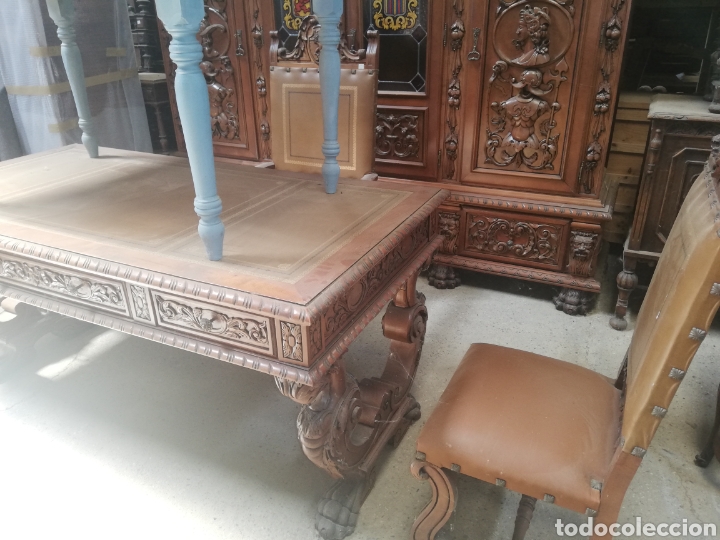 Antig&uuml;edades: Despacho tallado - Foto 3