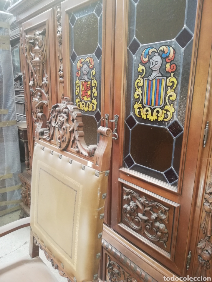 Antig&uuml;edades: Despacho tallado - Foto 10