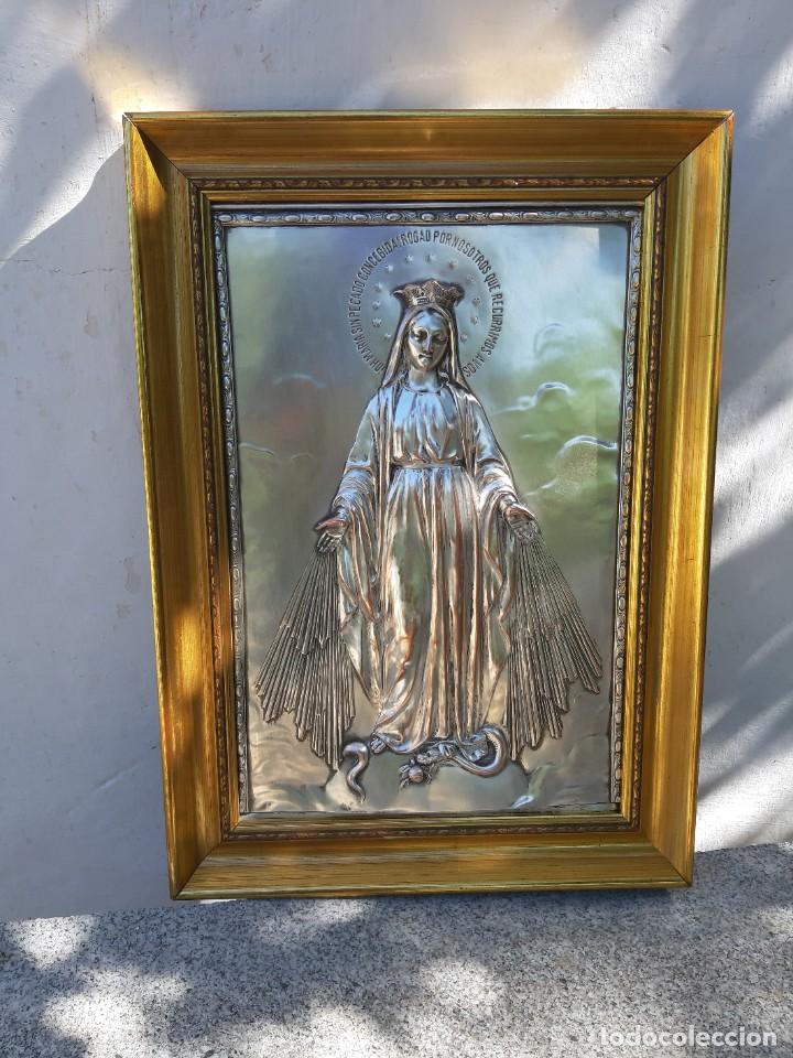 Antig&uuml;edades: Cuadro de Alpaca - Foto 4
