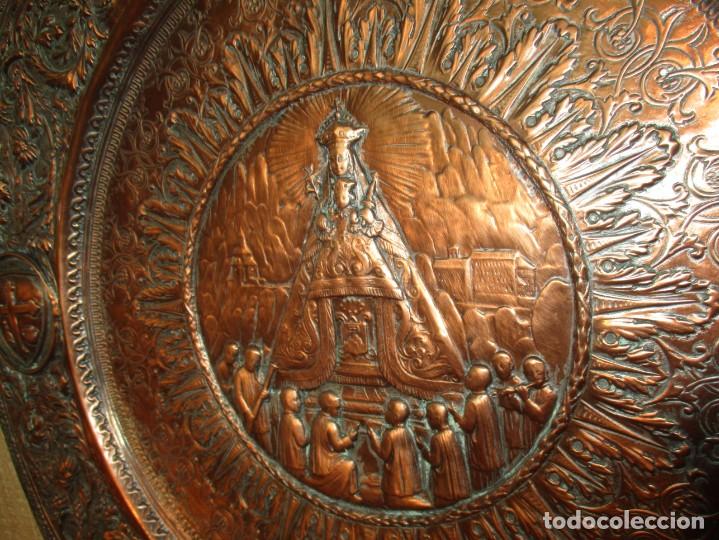 Antig&uuml;edades: PLATO COBRE VIRGEN DE MONTSERRAT - Foto 2
