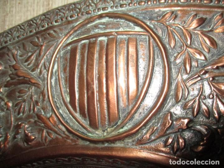 Antig&uuml;edades: PLATO COBRE VIRGEN DE MONTSERRAT - Foto 7