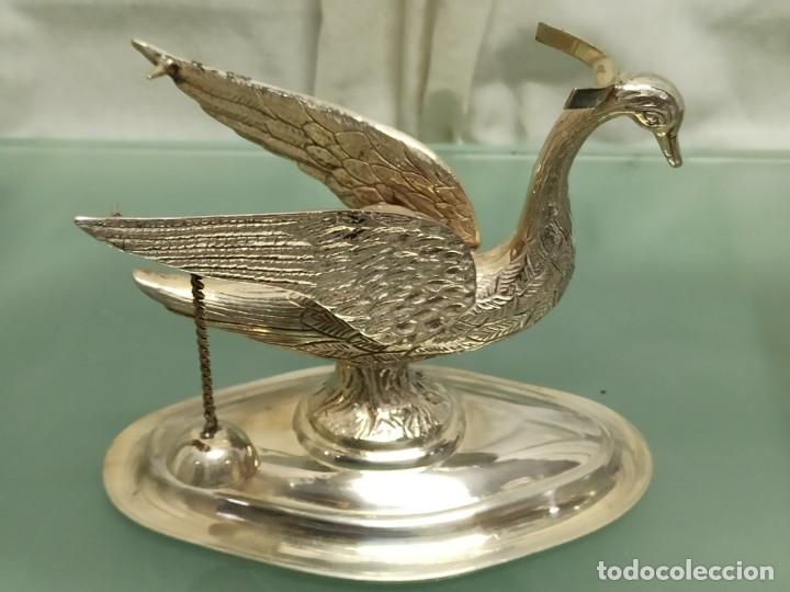 Antig&uuml;edades: CALIENTA COPA AVE EN ALPACA - Foto 7