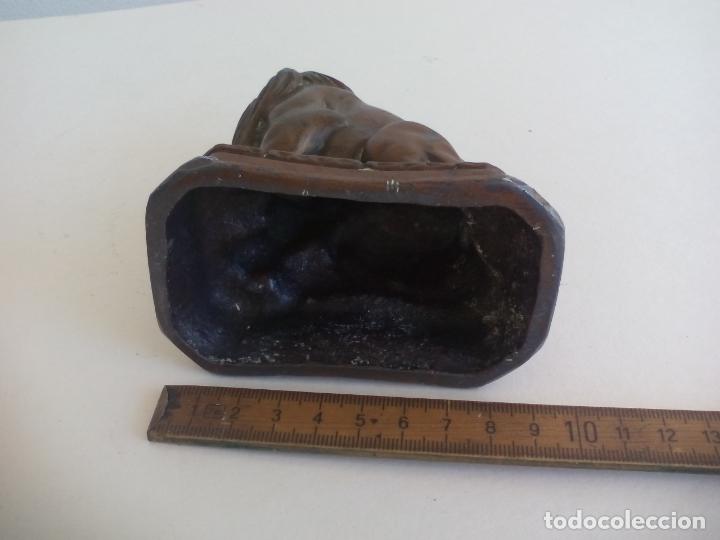 Antig&uuml;edades: Figura de leon, en bronce o lat&oacute;n - Foto 4