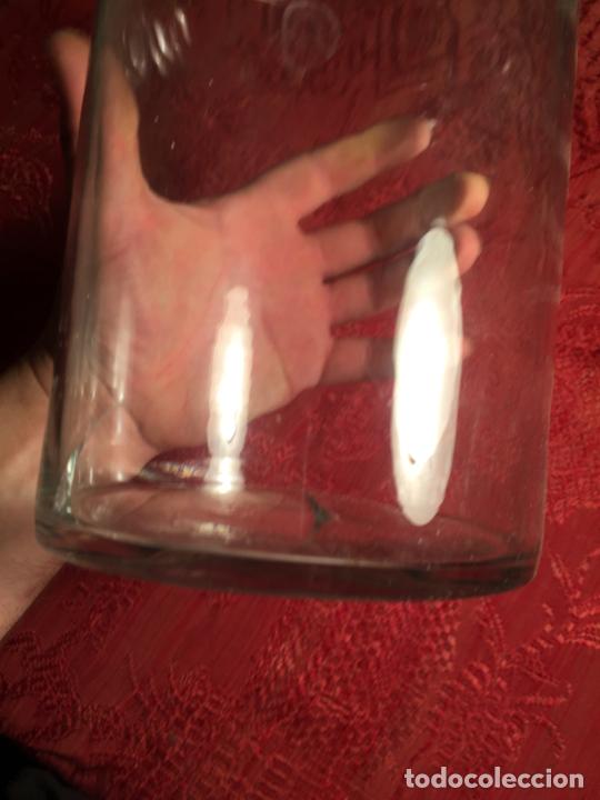 Antigüedades: Antiguo tarro / bote de cristal transparente de colmado o tienda de los años 20-30 - Foto 8 - 211460076