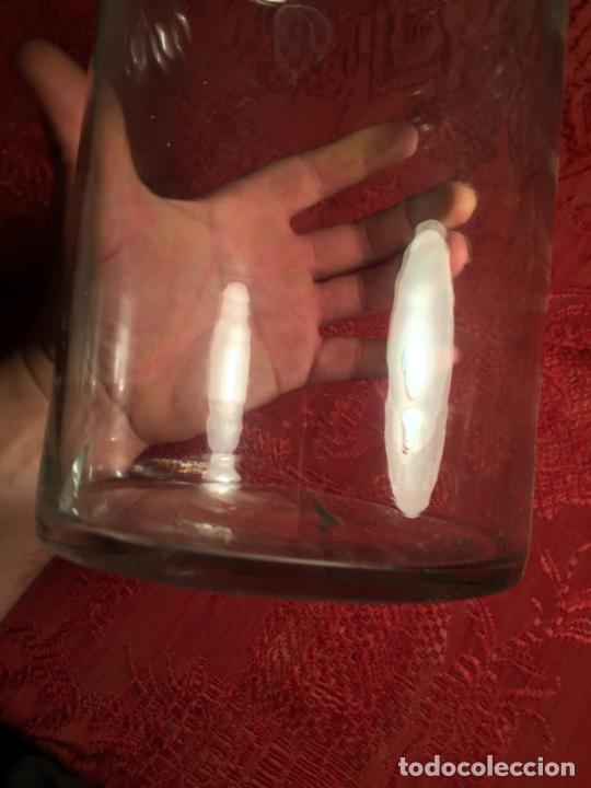 Antigüedades: Antiguo tarro / bote de cristal transparente de colmado o tienda de los años 20-30 - Foto 9 - 211460076