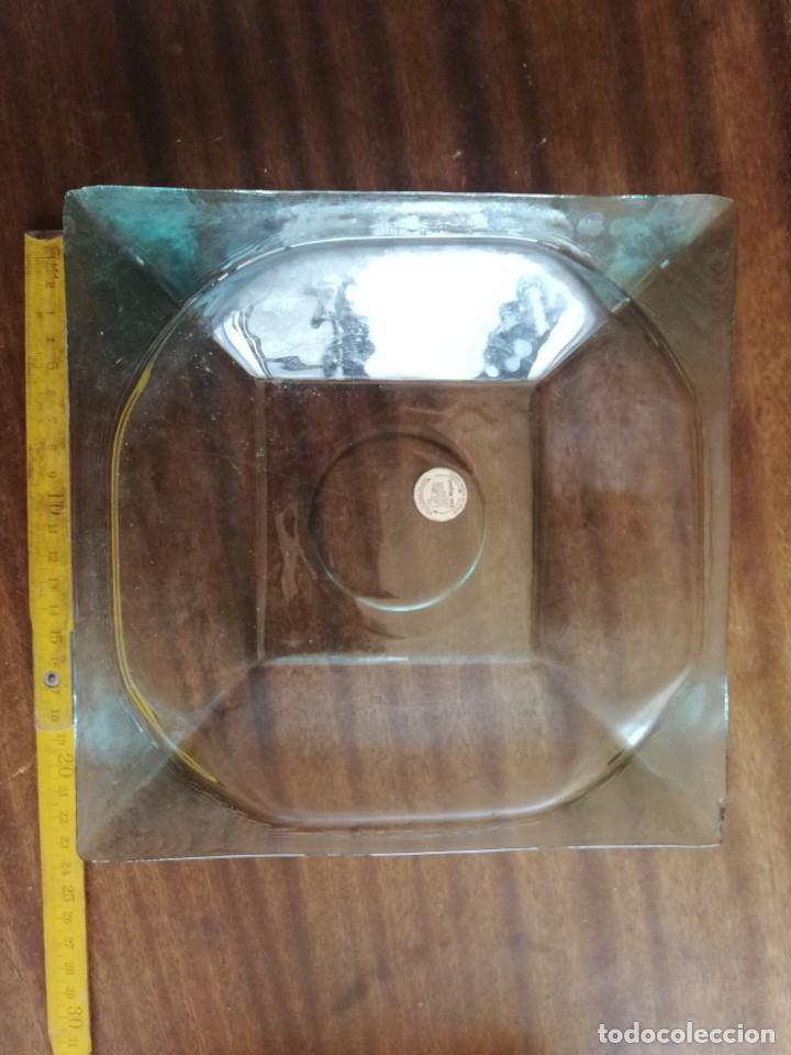 Antig&uuml;edades: Bandeja cristal San Miguel - Foto 5