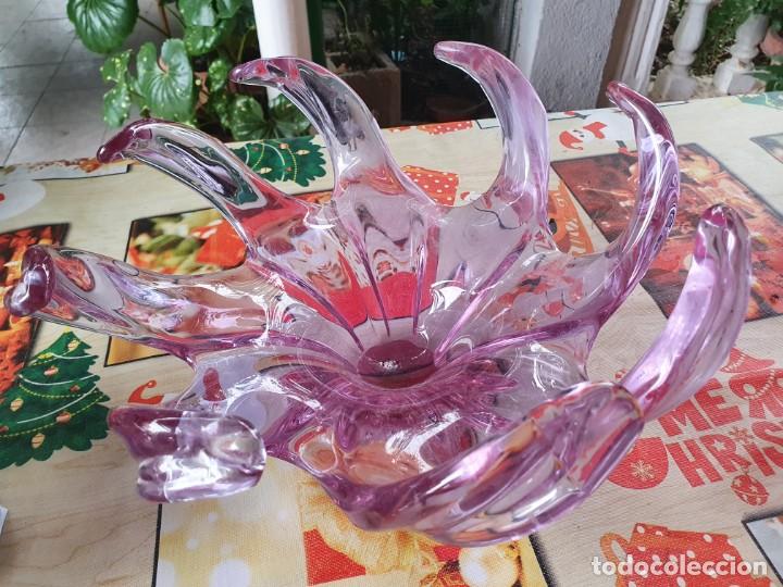 Antig&uuml;edades: Centro de mesa de cristal - Foto 2