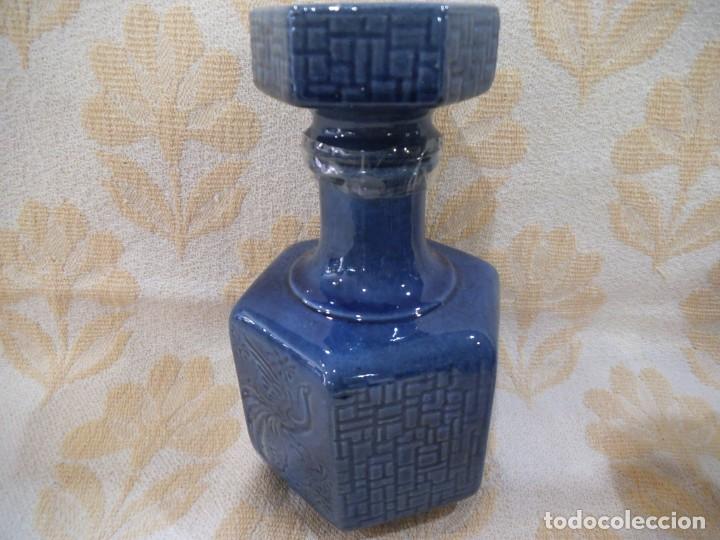 Antig&uuml;edades: JUEGO DE TOCADOR EXAGONAL AZUL - Foto 2