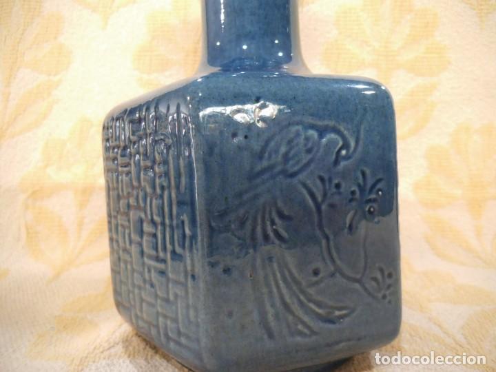 Antig&uuml;edades: JUEGO DE TOCADOR EXAGONAL AZUL - Foto 4