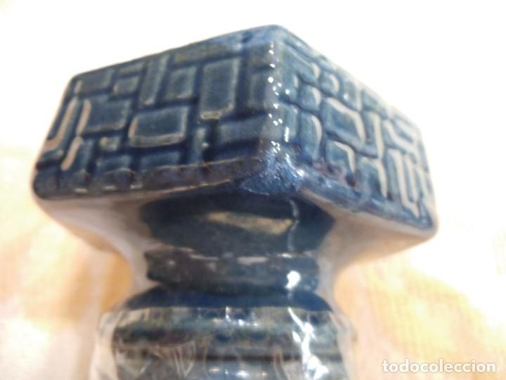 Antig&uuml;edades: JUEGO DE TOCADOR EXAGONAL AZUL - Foto 7
