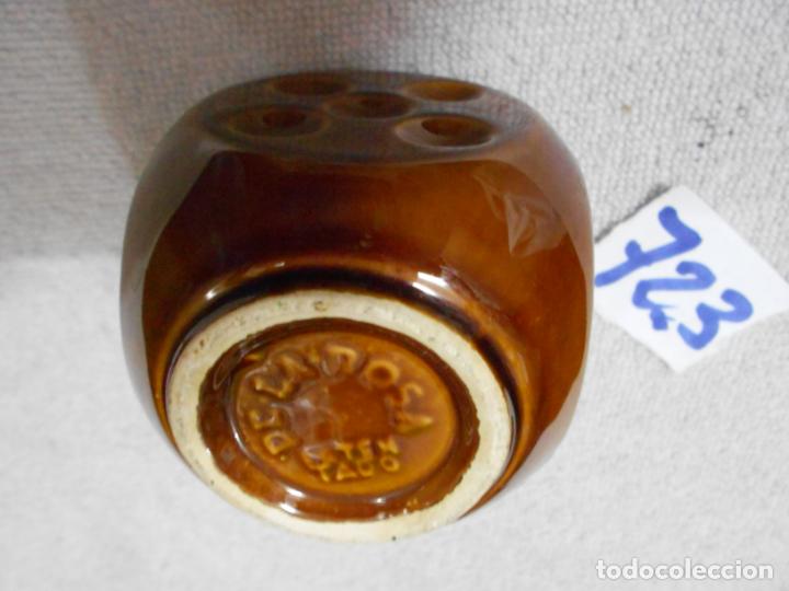 Antig&uuml;edades: RECIPIENTE CUBO DADO DE CERAMICA - Foto 3