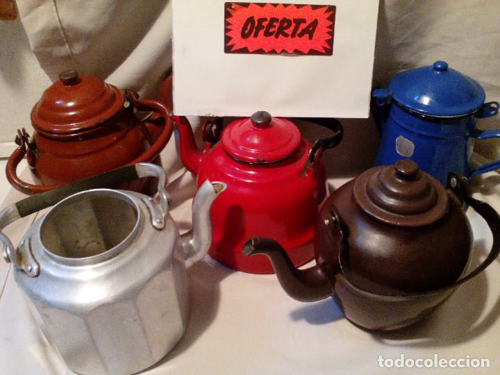 antiguas cafeteras esmaltadas varios colores - Comprar Utensilios del Hogar  Antiguos en todocoleccion - 211754696