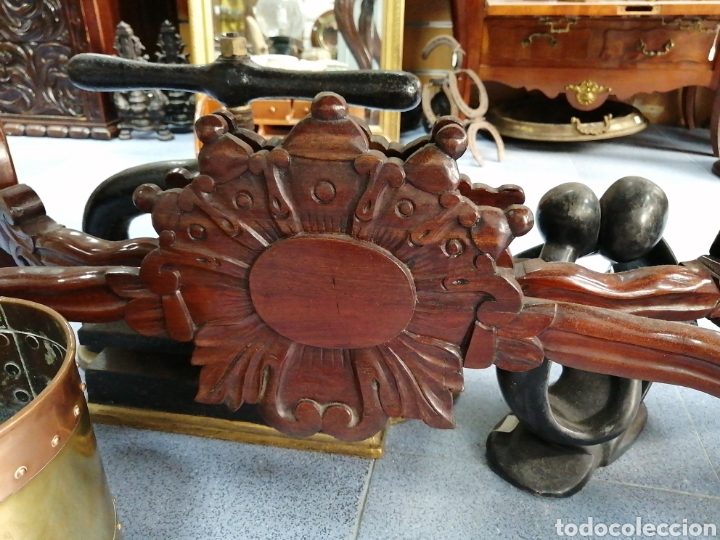 Antig&uuml;edades: Consola isabelina caoba - Foto 5