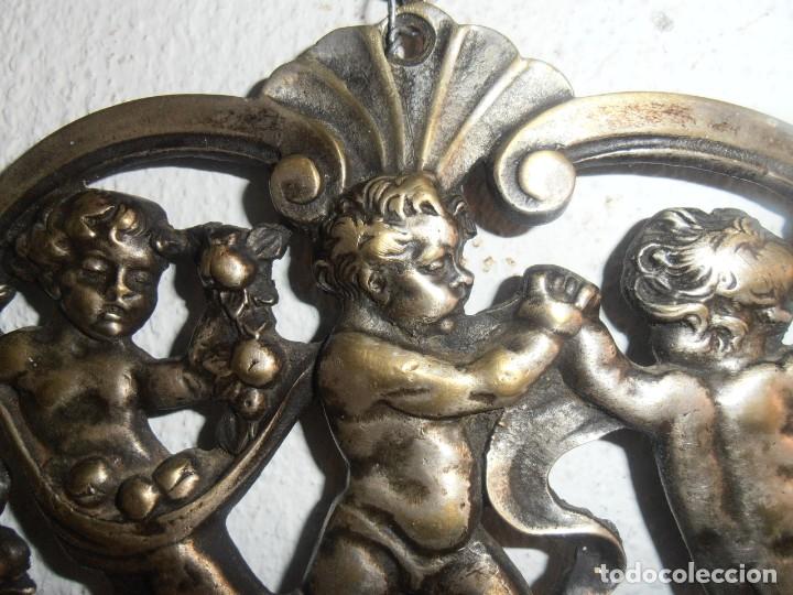 Antig&uuml;edades: TRES ANGELITOS Y AL CENTRO UNA CONCHA - Foto 3