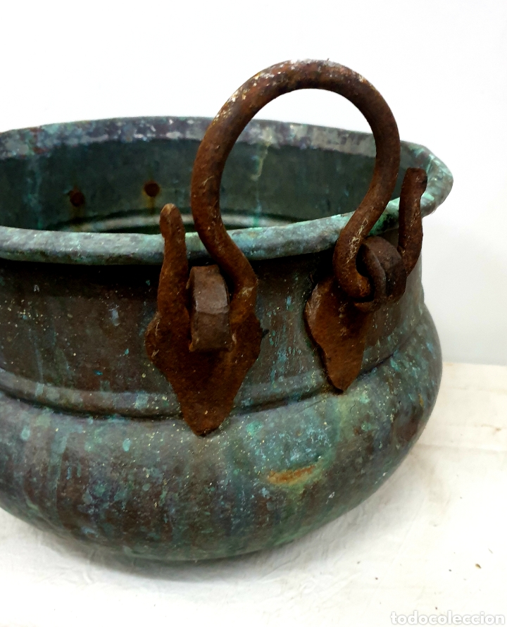 Antig&uuml;edades: Olla de cobre - Foto 5