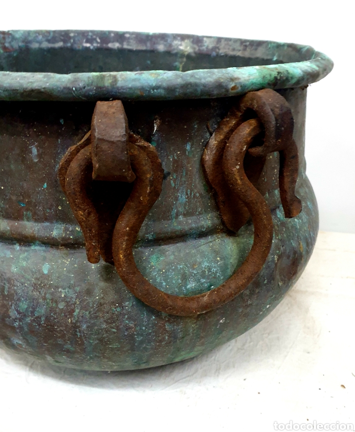 Antig&uuml;edades: Olla de cobre - Foto 6