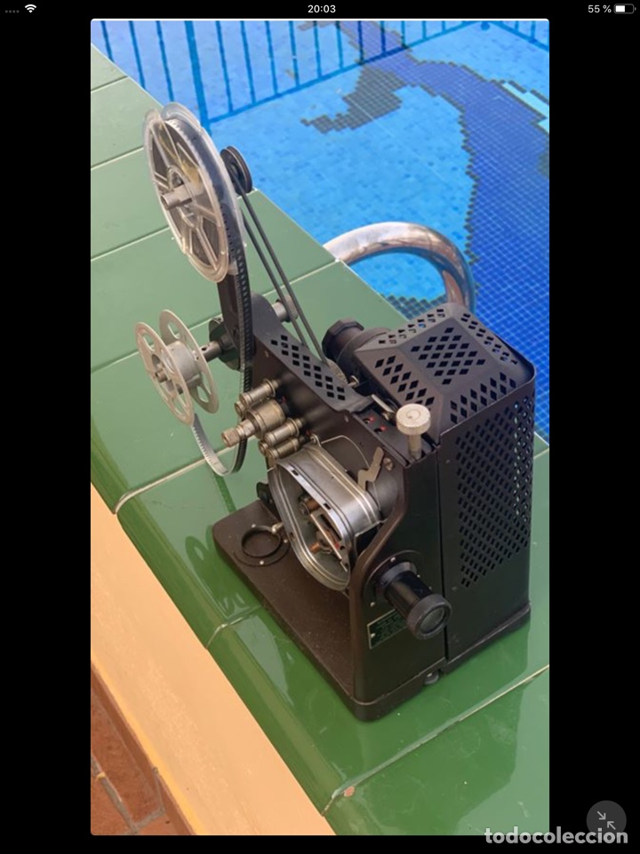 Antig&uuml;edades: (MAQUINA DE CINE ANTIGUA ) - Foto 3