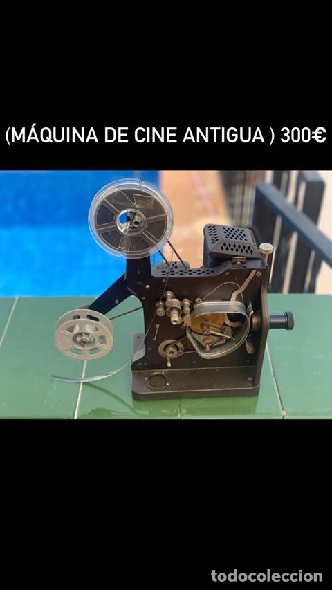 Antig&uuml;edades: (MAQUINA DE CINE ANTIGUA ) - Foto 1