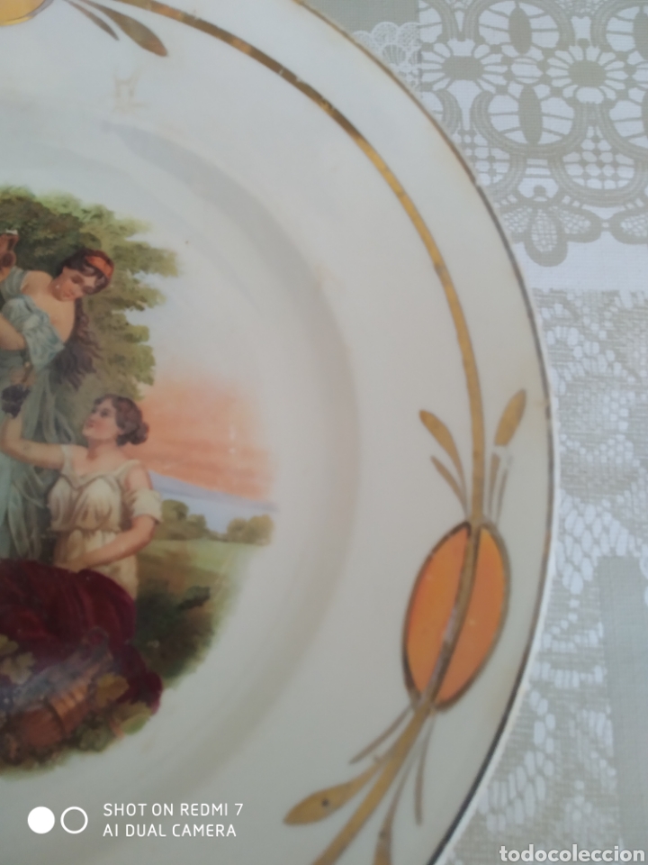 Antig&uuml;edades: Plato porcelana Oviedo - Foto 4