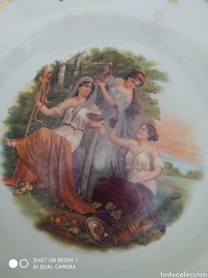Antig&uuml;edades: Plato porcelana Oviedo - Foto 5