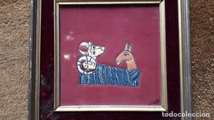 Antig&uuml;edades: NACIMIENTO. AZULEJO. - Foto 3