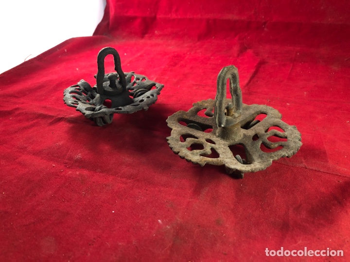 Antig&uuml;edades: Antiguas poleas para l&aacute;mparas de techo - Foto 4