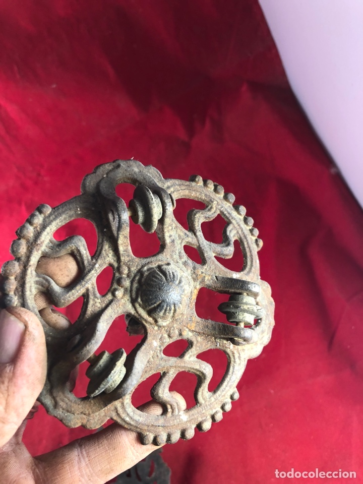 Antig&uuml;edades: Antiguas poleas para l&aacute;mparas de techo - Foto 5