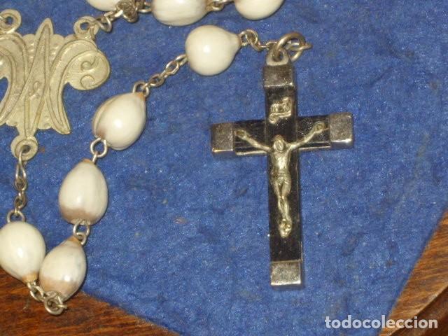 Antig&uuml;edades: ANTIGUO ROSARIO DE SEMILLAS. - Foto 4