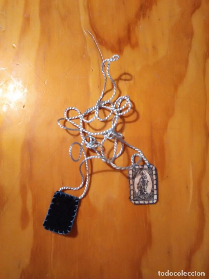 Antig&uuml;edades: ESCAPULARIO VIRGEN DEL CARMEN - Foto 3